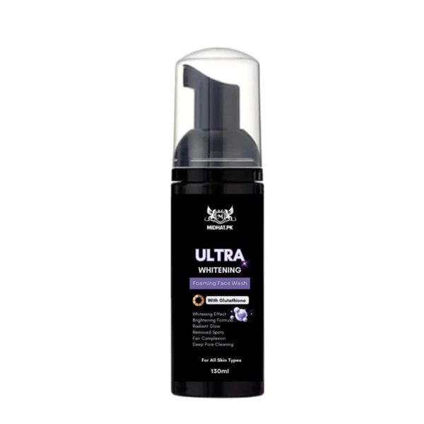 Ultra Whitening Foaming FaceWash (Glutathione)