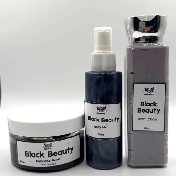 Bath & Body Black beauty kit 3 in 1 by | Midhat.pk