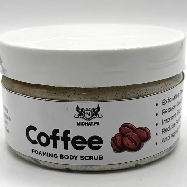 Coffee Foaming Body Sugar Scrub by | Midhat.pk