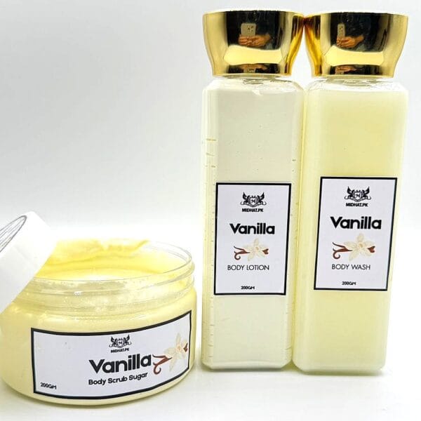 Bath& Body Vanilla kit 3 in 1 | Midhat.pk