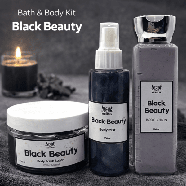 Bath & Body Black beauty kit 3 in 1 by | Midhat.pk