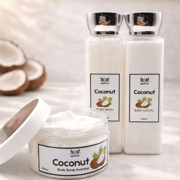 Bath & Body Coconut kit 3 in 1 in Pakistan | Midhat.pk