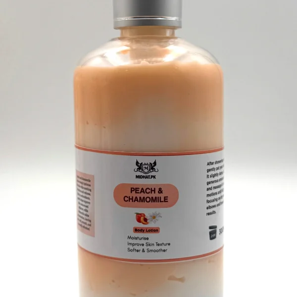 Best Body Lotion in Pakistan (Peach & Chamomile) | by Midhat.pk