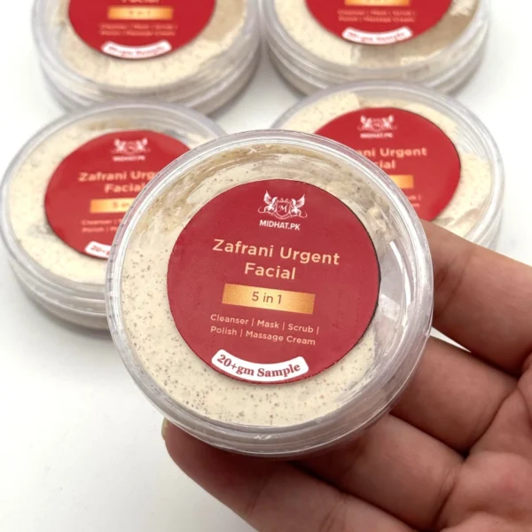 Zafrani Urgent Facial Sample