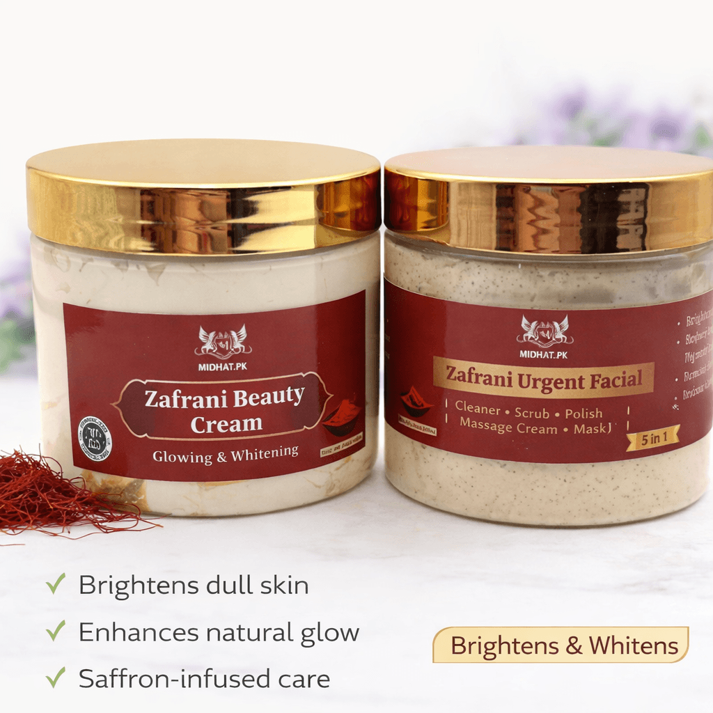 Zafrani beauti Cream + Zafrani urgent facial