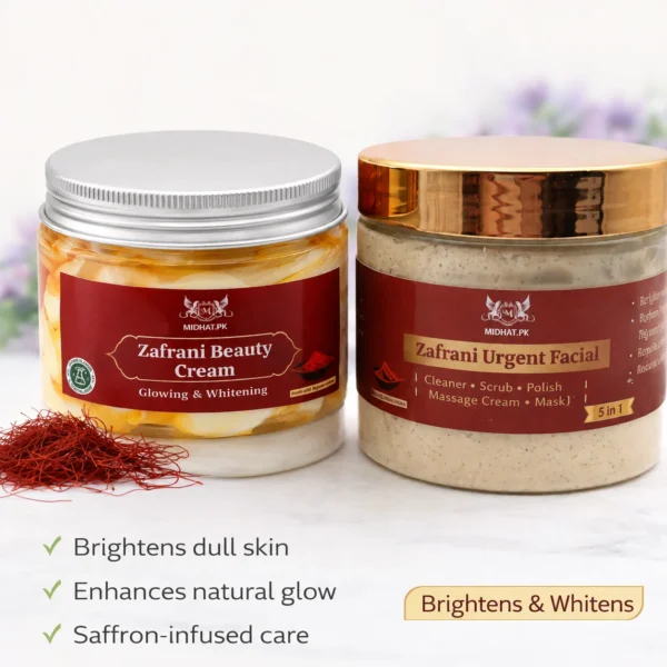 Zafrani Urgent Facial  + Zafrani Beauty Cream Bundle