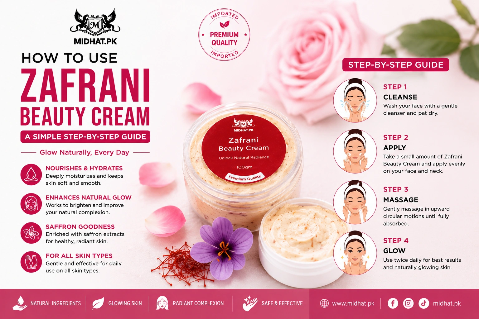 use Zafrani Beauty Cream