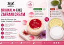 Original vs Fake Zafrani Cream Comparison