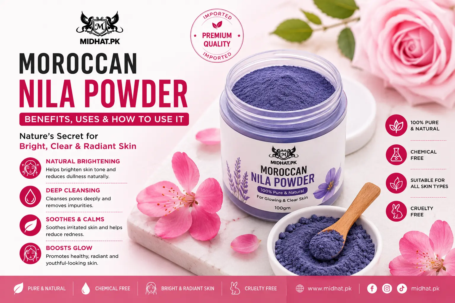 Moroccan Nila Powder Benefits