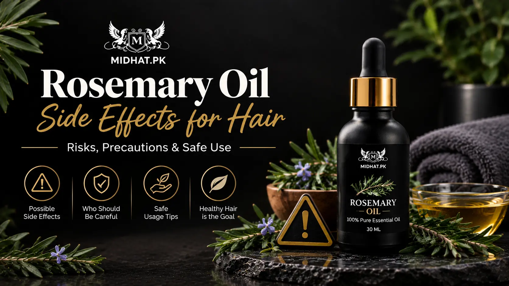 Rosemary oil side effects for hair and scalp
