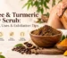coffee and turmeric body scrub