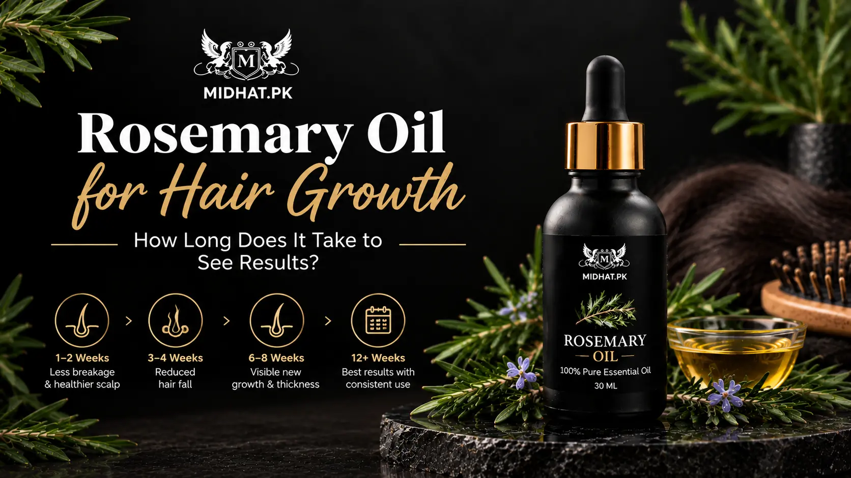 Rosemary oil for hair growth
