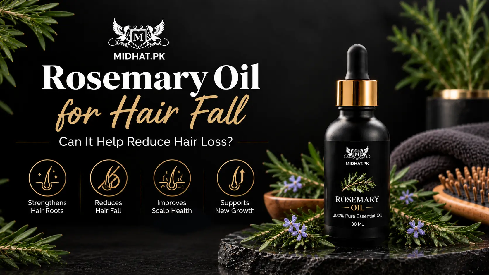 Rosemary Oil for Hair Fall and scalp care